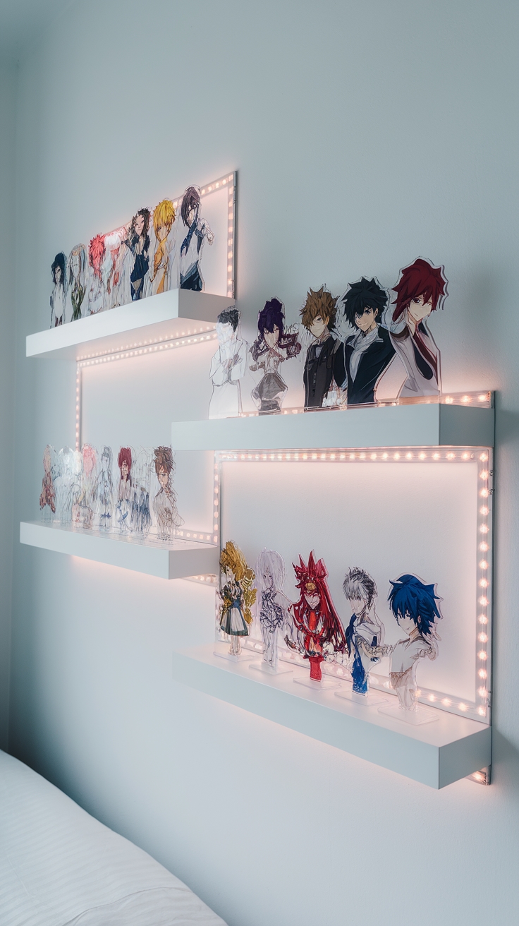 acrylic character display stands