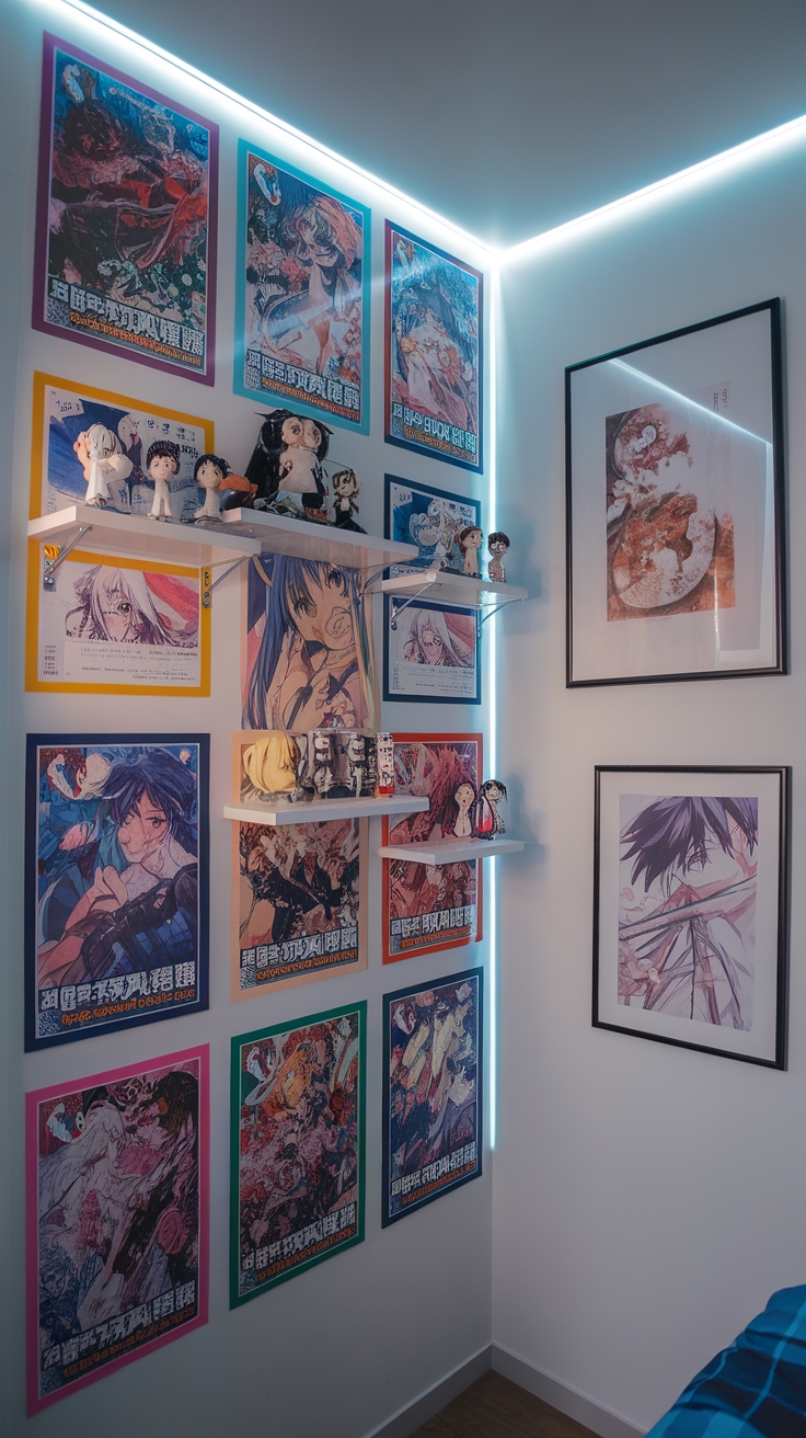 anime themed bedroom decoration ideas