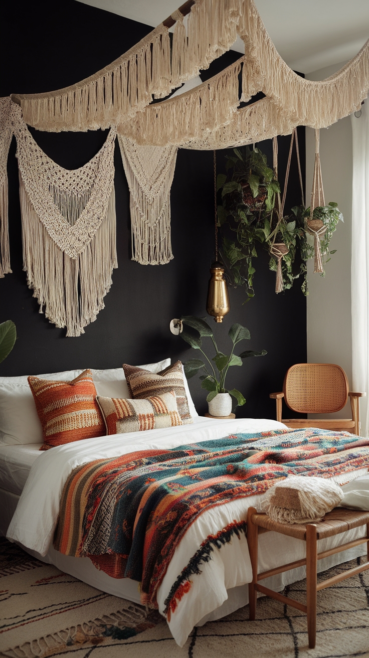 bohemian style meets contrast