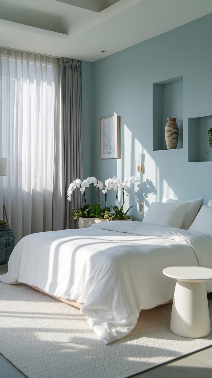 calming blue bedroom ideas