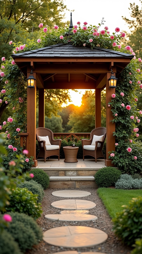 charming gazebo patio designs