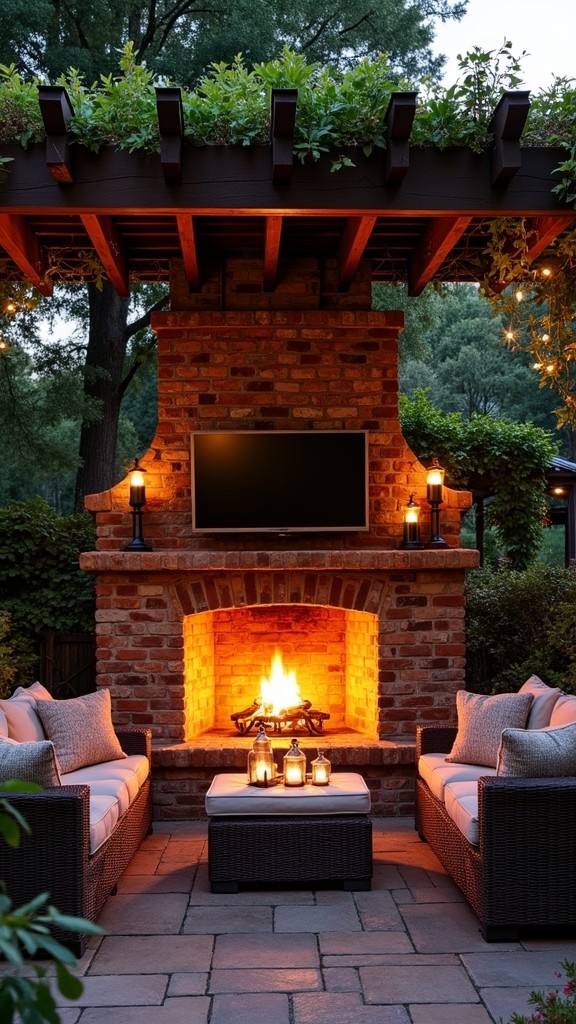 charming outdoor living space