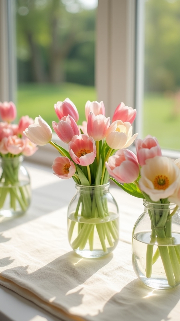 decorative small vase arrangement