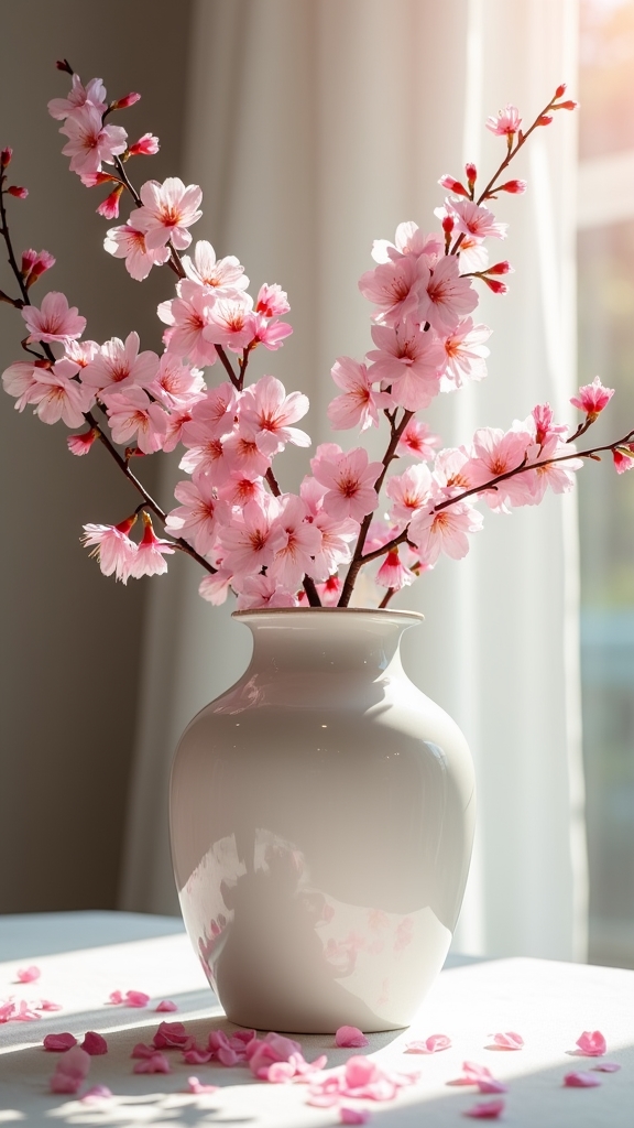 floral display of branches