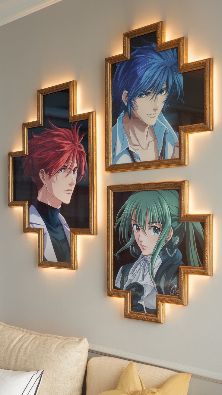 framed animated artwork replicas