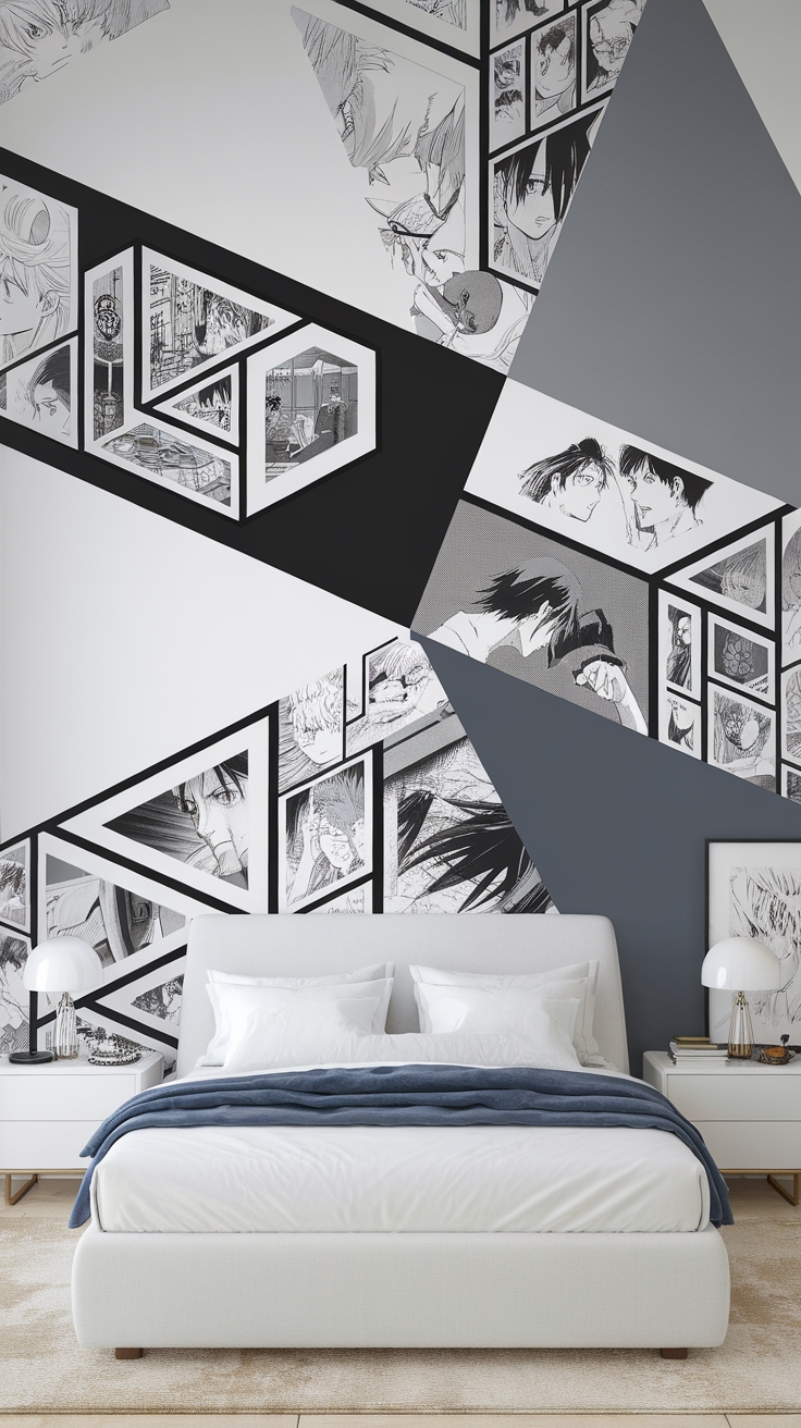 manga inspired wall art