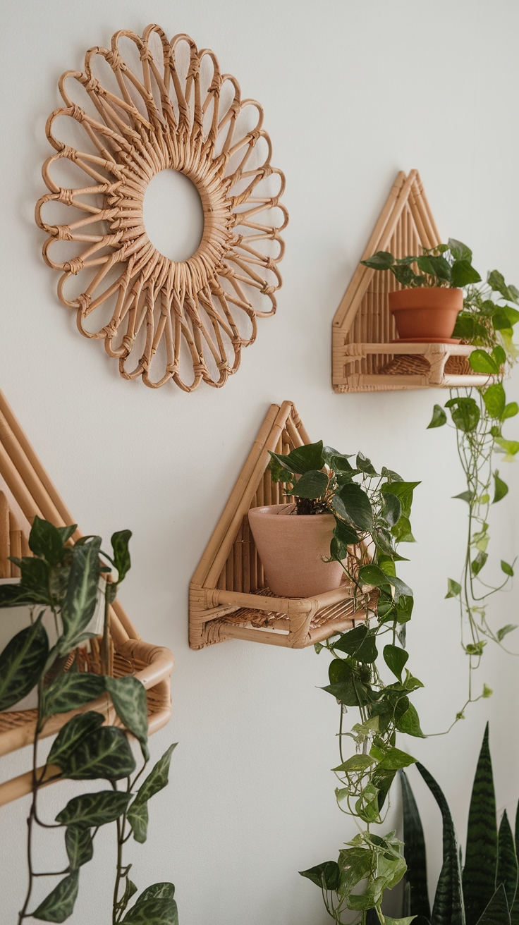 natural material wall decor