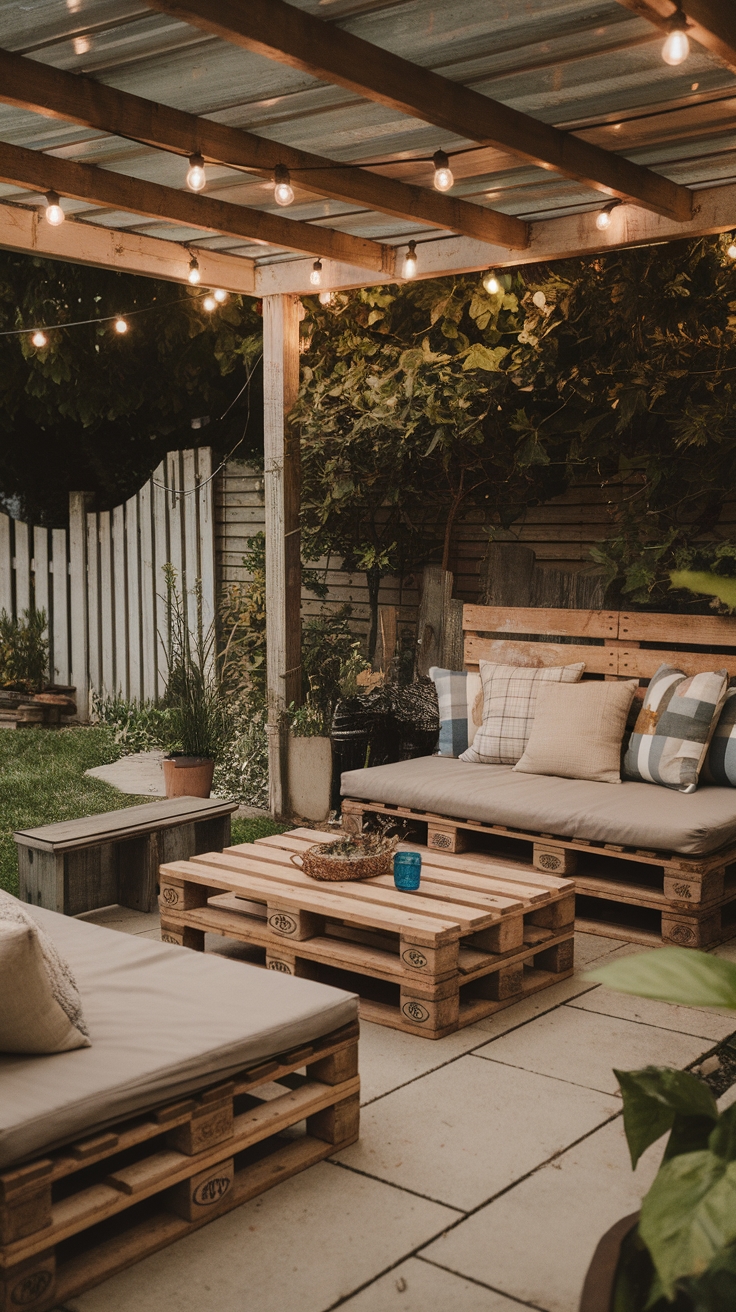 pallet seating project ideas