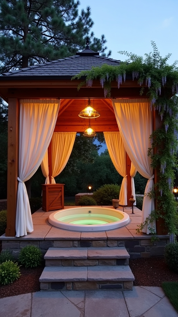 relaxing spa retreat oasis