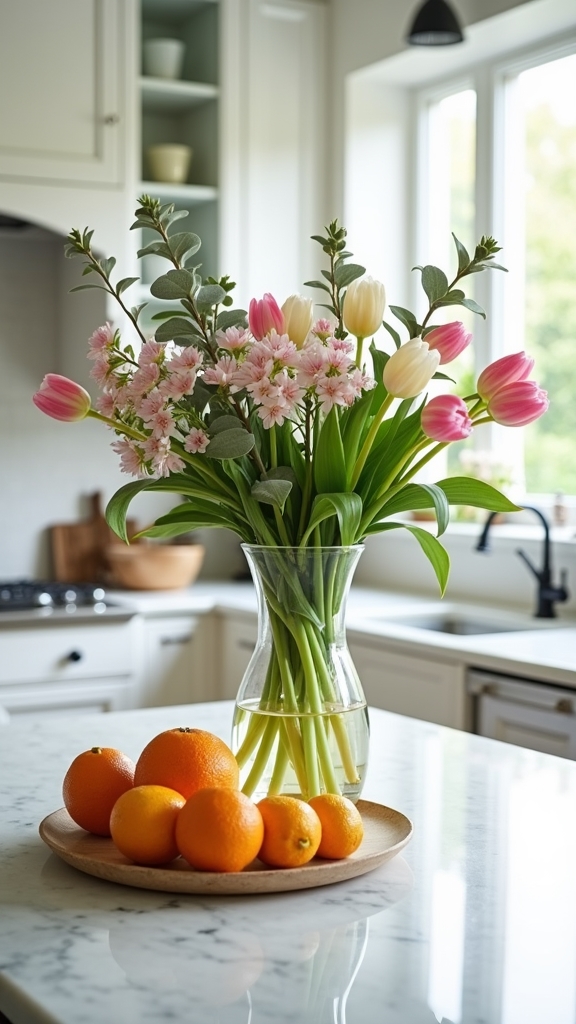 seasonal kitchen island decor