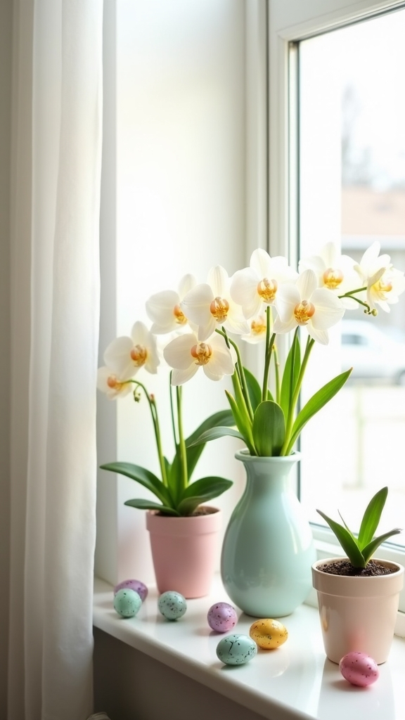 seasonal window sill decor