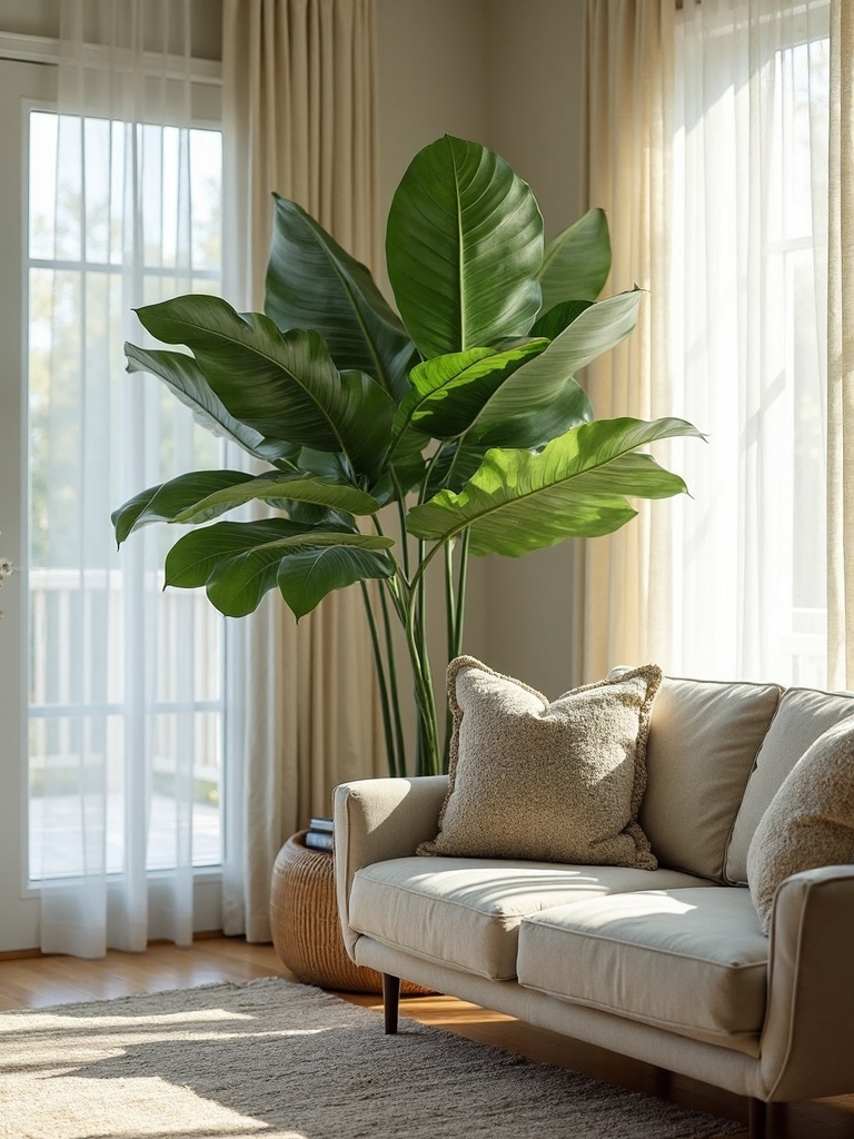 air purifying plants seating areas