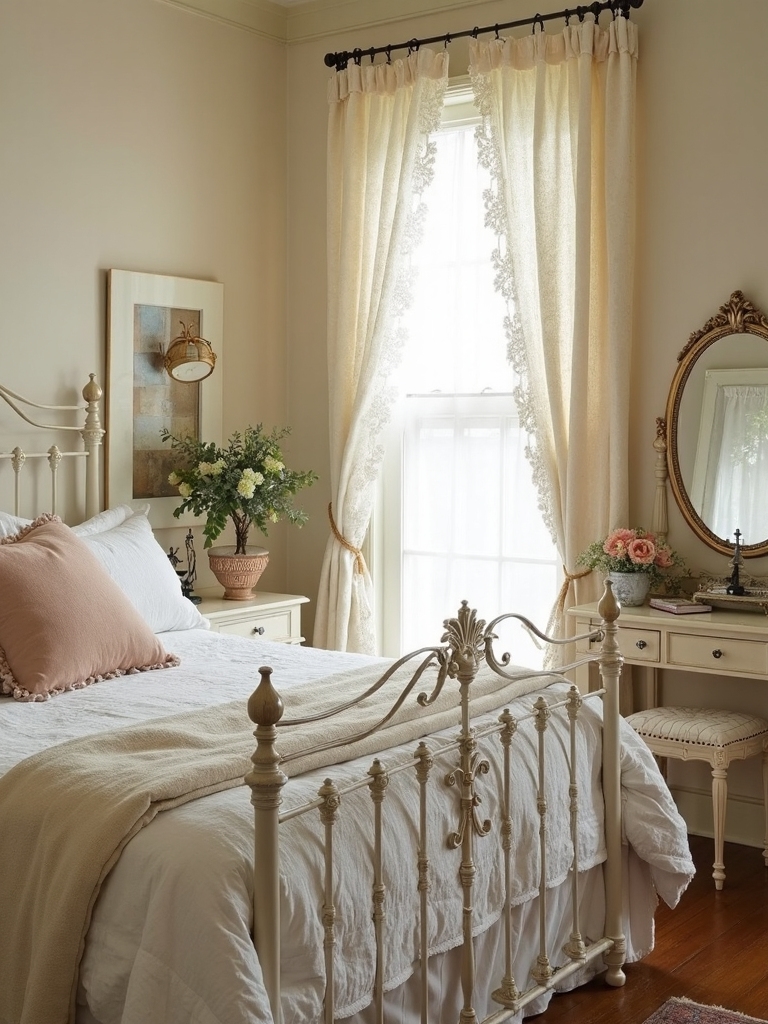 charming cream vintage furnishings