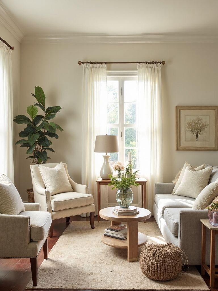 creamy neutral serene spaces