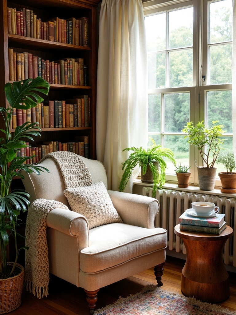 engaging reading spaces created