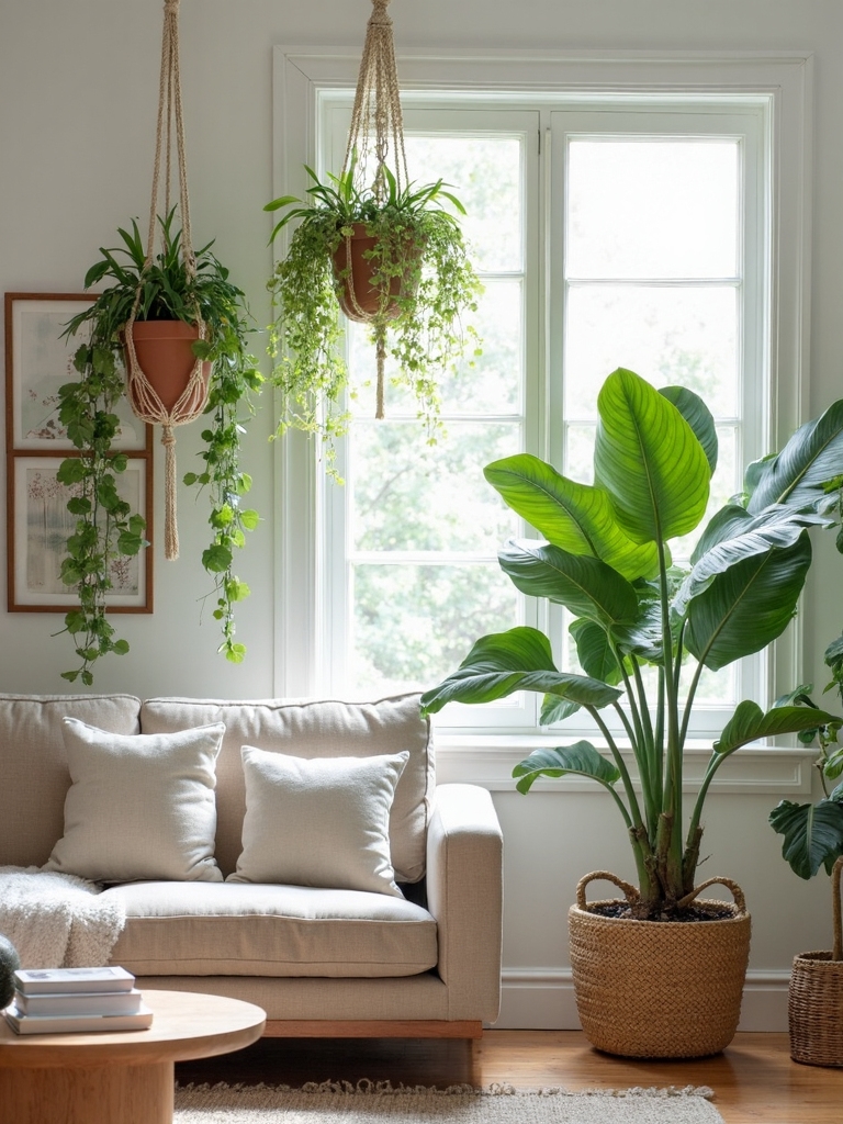 incorporate plants in decor