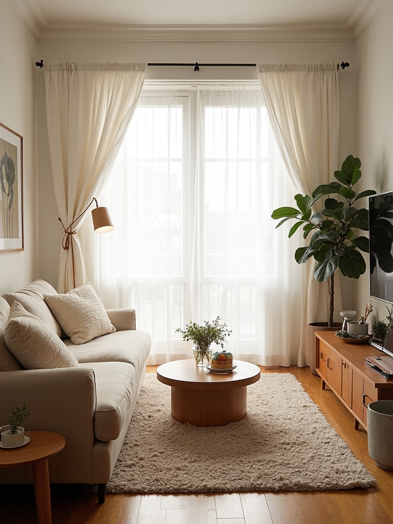 install tall window drapes