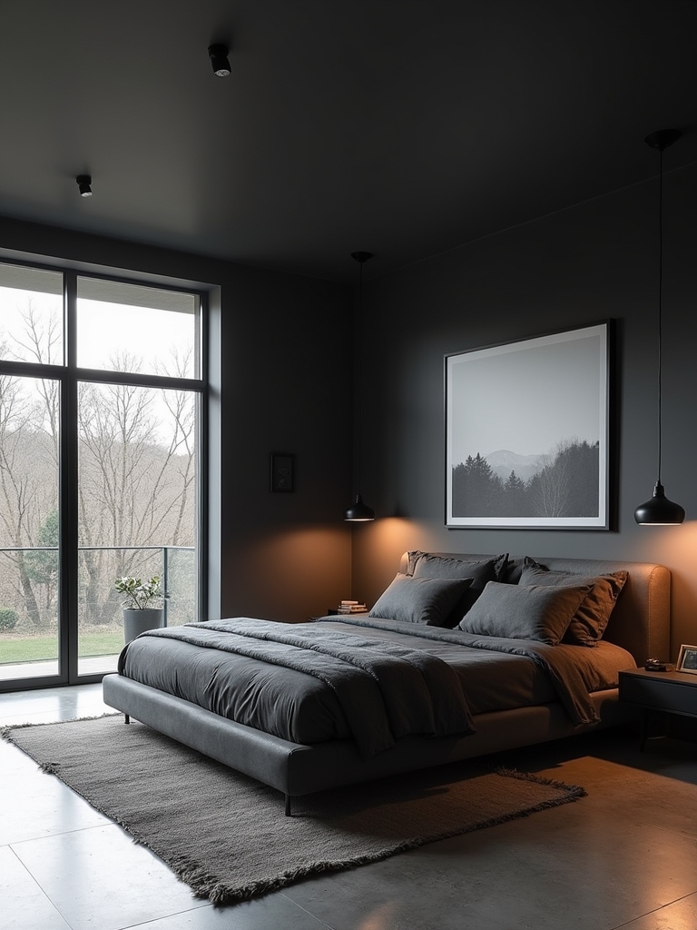 modern black and grey decor