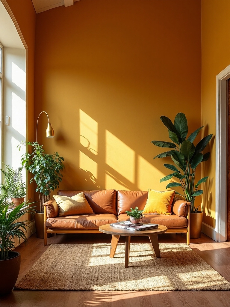 ochre tones for interiors