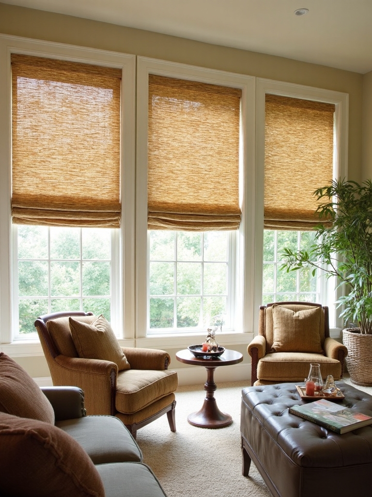 organic natural fiber shades