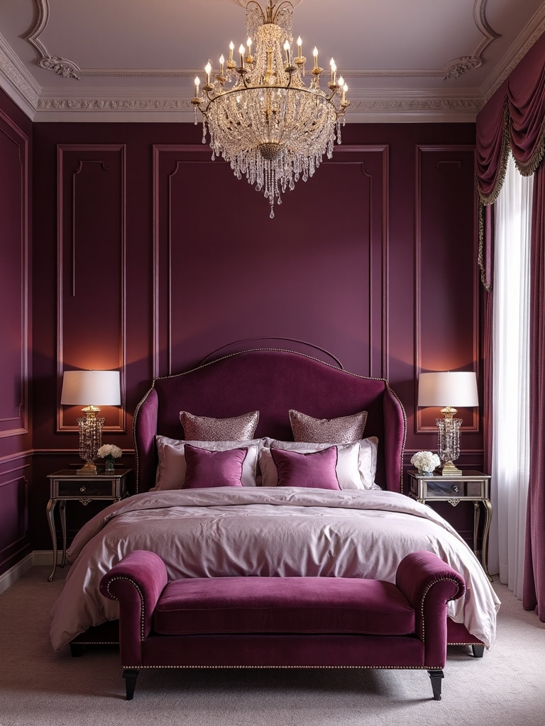 royal rich plum walls