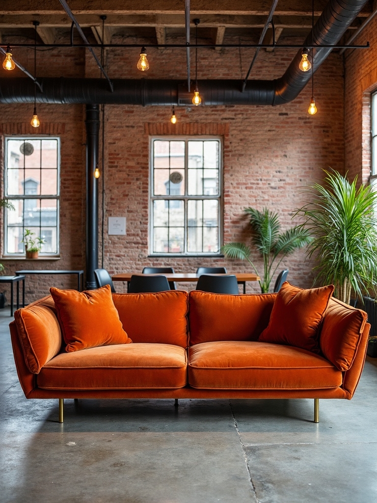 rustic urban upholstery design