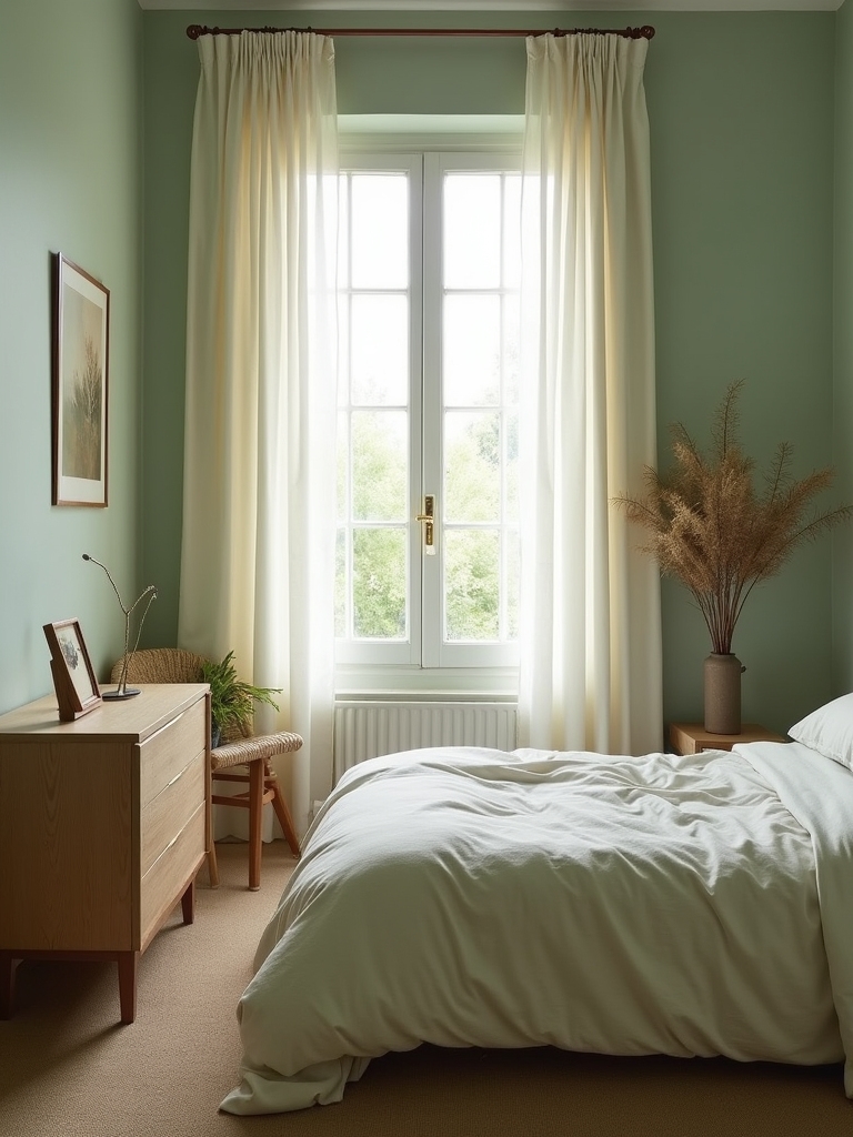 sage green bedroom inspiration