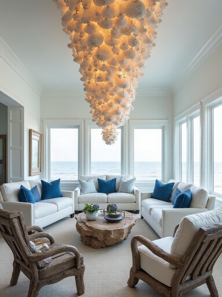 seaside inspired statement lighting