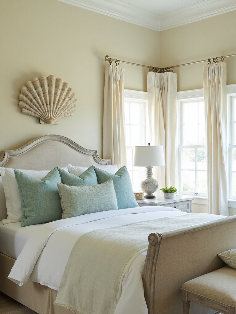 serene coastal bedroom decor