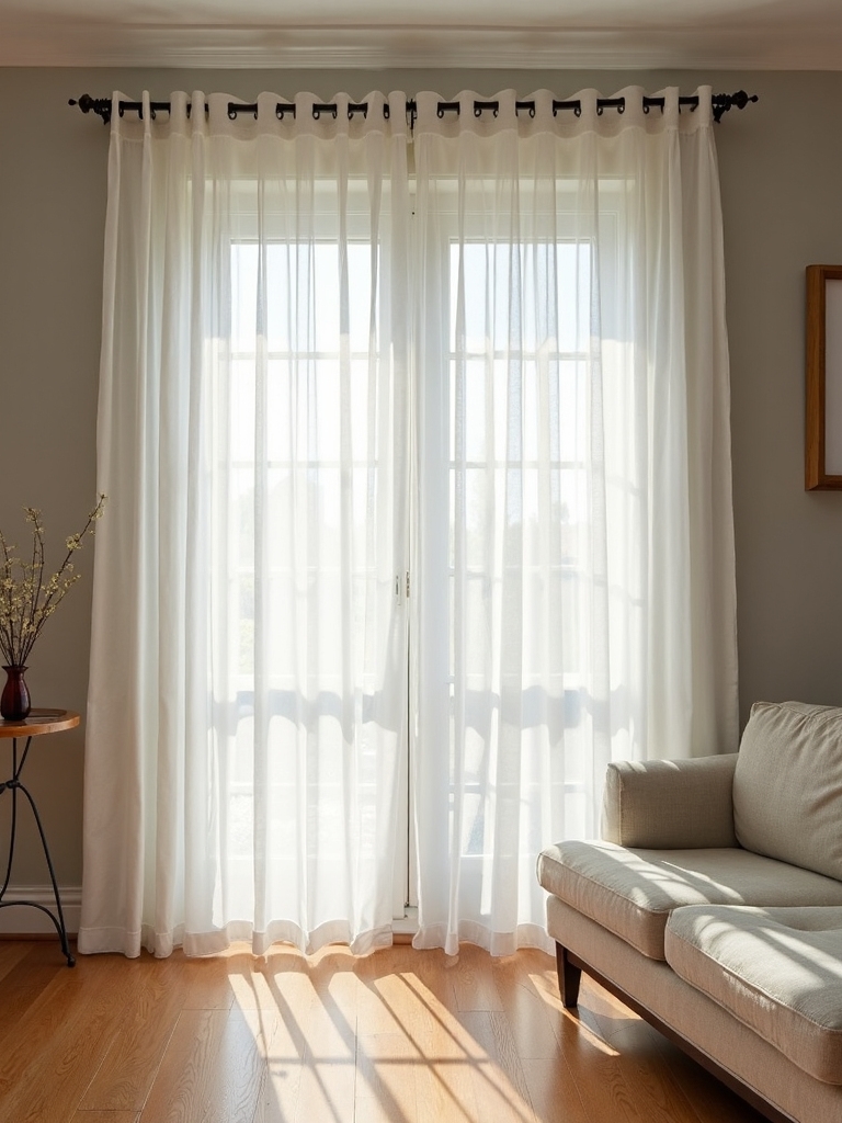 sheer curtain styling tips