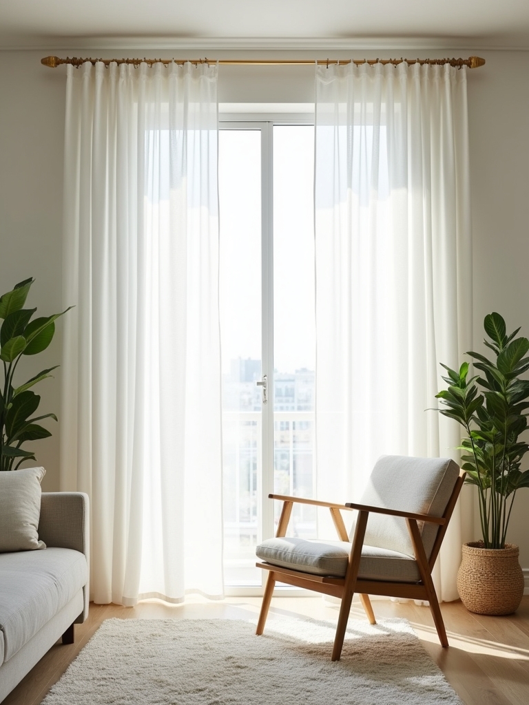 sheer curtains for living rooms