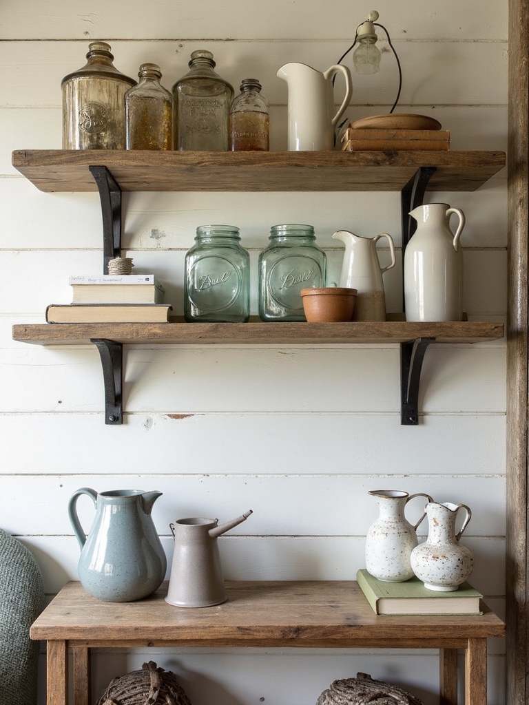 showcase open shelving collections