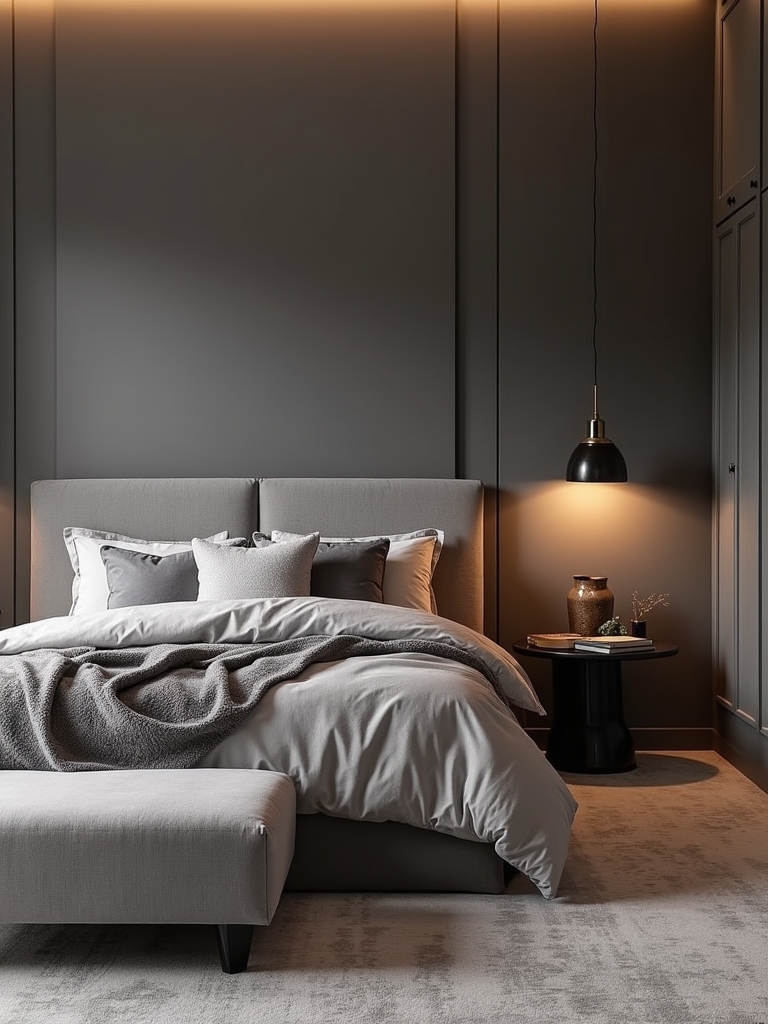 sophisticated grey bedroom designs