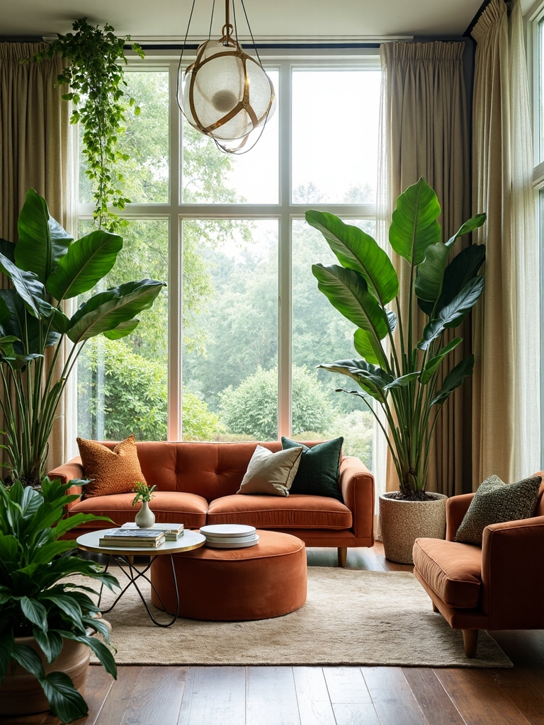 vibrant indoor plant decor