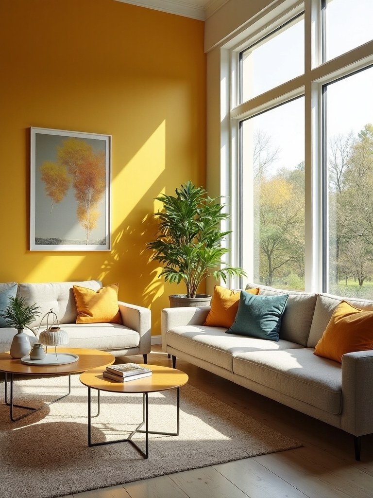 vibrant living with mustard