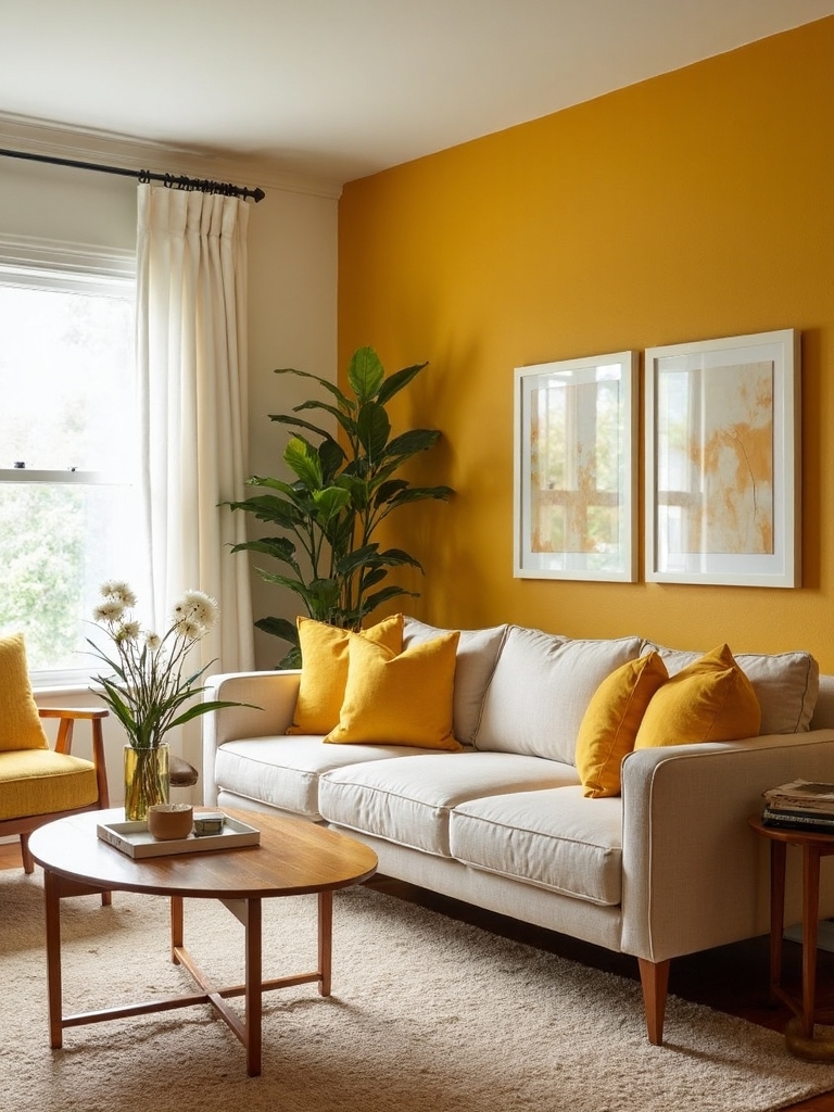 yellow living room inspiration